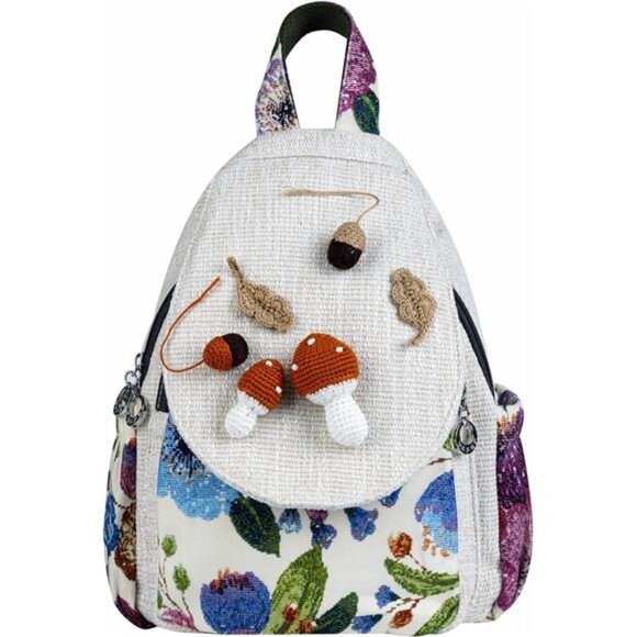 Backpack Purse for Women Rice Brown - Picture 1 of 7